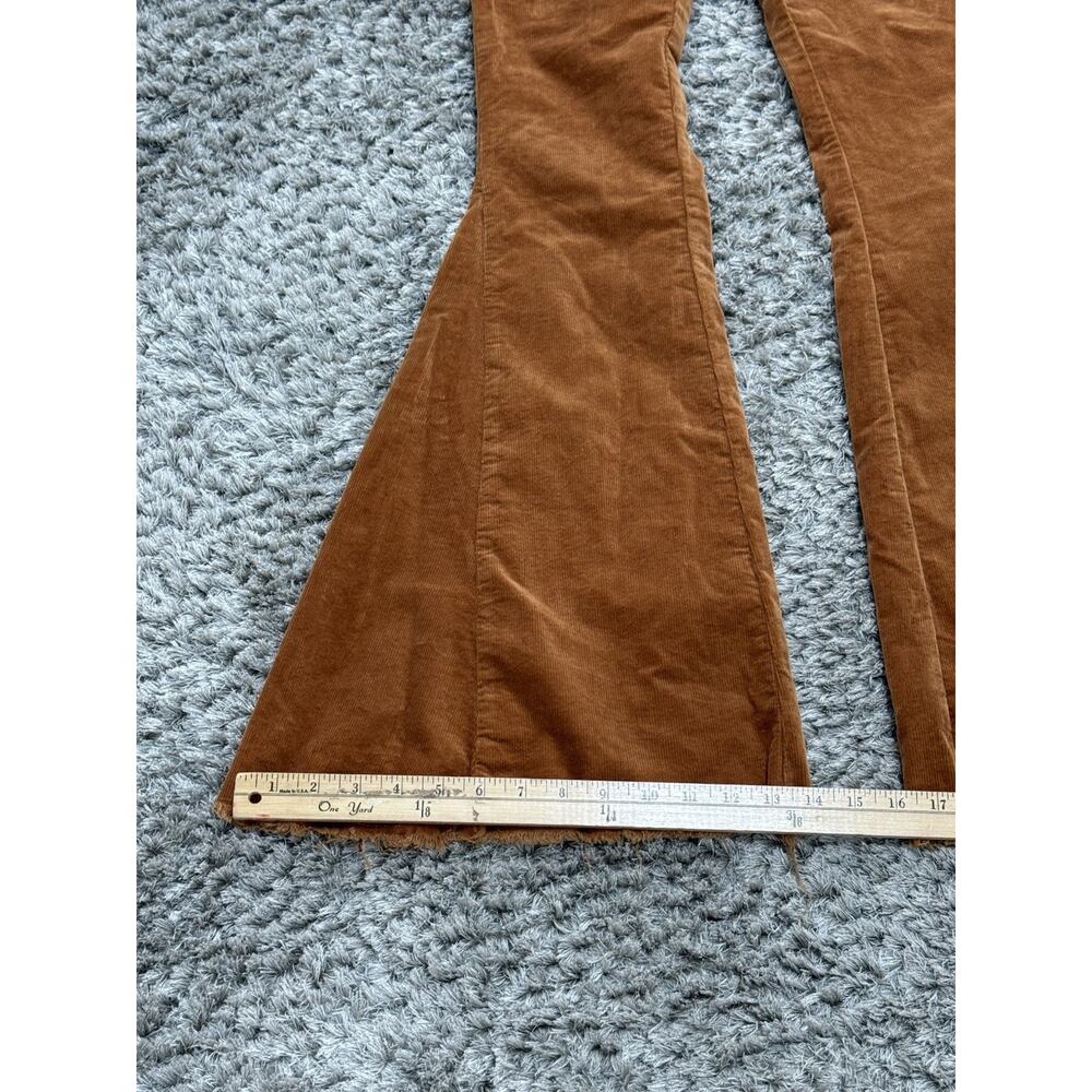 Corduroy Bootcut Flare Pants in Rust - Picture 11 of 16